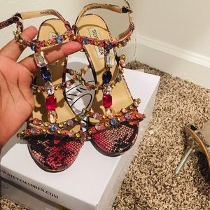 Jeweled heels